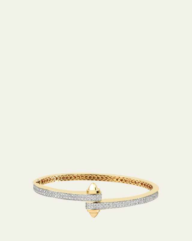 STORM Bangle with White Diamonds